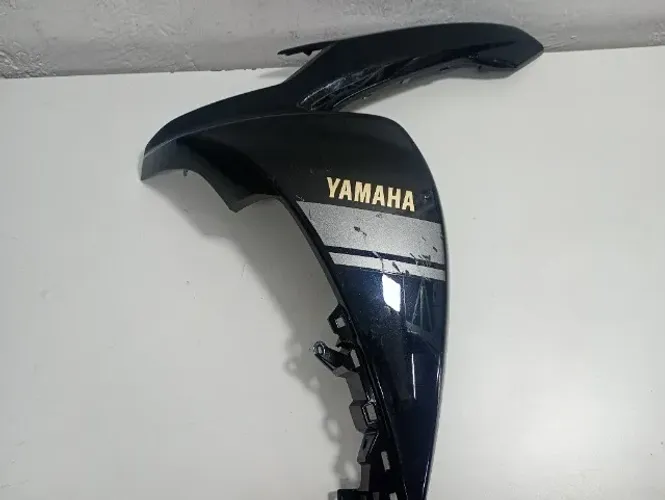 Carenagem Lateral Esquerdo Yamaha Fluo 125 2023 Á 2025 Preto 