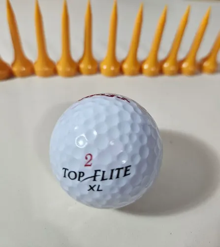 Kit bola de golfe Top Flite XL + 12 pinos tees
