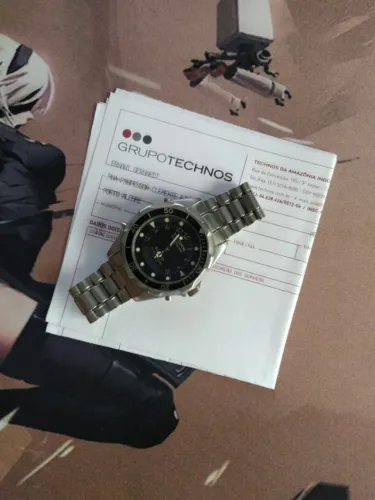 relogio de pulso original tecnos skydiver - revisado pela assitencia autorizada.