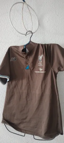 Camisa LiverpooMarrom - Bom Estado