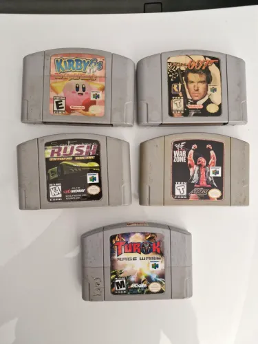 Cartuchos originais nintendo 64