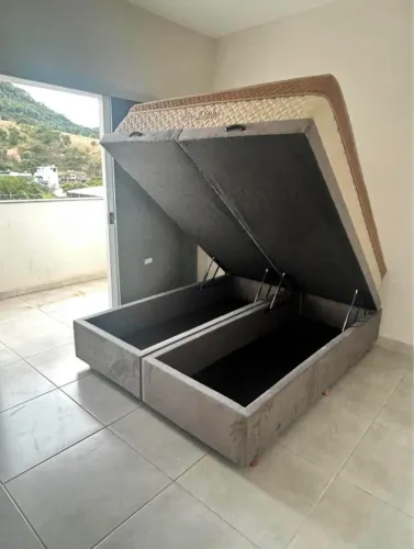 Cama Queen (novo) solteiro