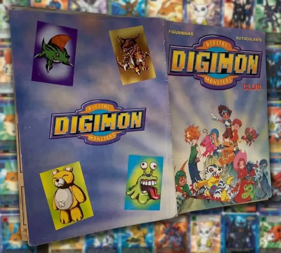 Antigo Álbum Digimon - anos 2000