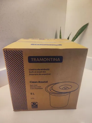 Lixeira Tramontina embutir