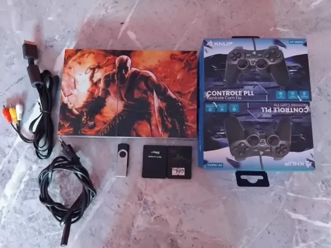 ps2 completo,revisado e garantia no console