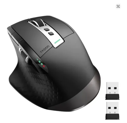 Mouse Rapoo MT710L Premium ? Novo | Bluetooth, 2.4GHz, USB-C e 4000 DPI
