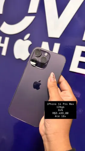 iPhone 14 Pro Max Impecável + Caixa e Acessórios