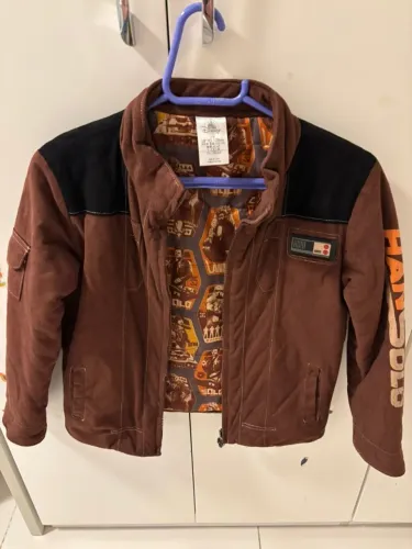 Jaqueta Infantil Star Wars Han Solo Disney Store - Tamanho 7-8 - Original