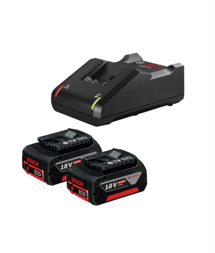 Kit Carregador e 2 Baterias Bosch Starter GAL 18V-40 4Ah Li-ion