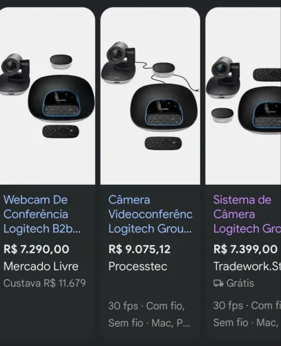 KIT DE VÍDEO CONFERÊNCIA LOGITECH