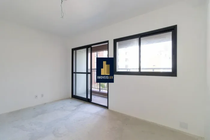 Studio à venda em São Paulo-SP, bairro Campo Belo: 1 quarto, 1 suíte, 1 banheiro, 25m² de 