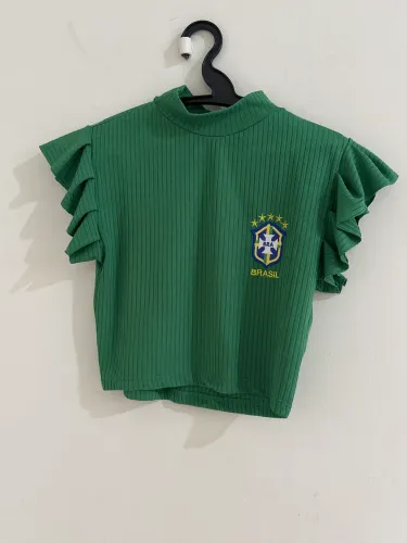 Blusa verde do brasil