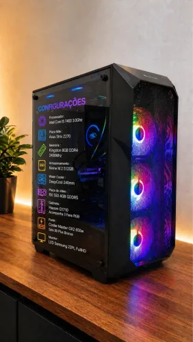 Vendo PC Gamer i5 7400 3.0Ghz
