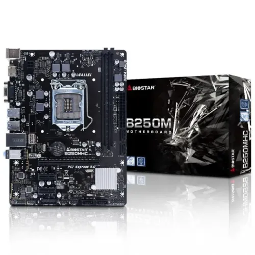 Placa-mãe Biostar B250mhc Intel Lga 1151 Ddr4 Preto 32gb (Usado)