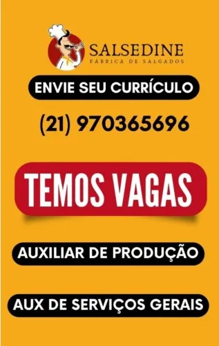 Auxiliar de Produção e Serviços Gerais
