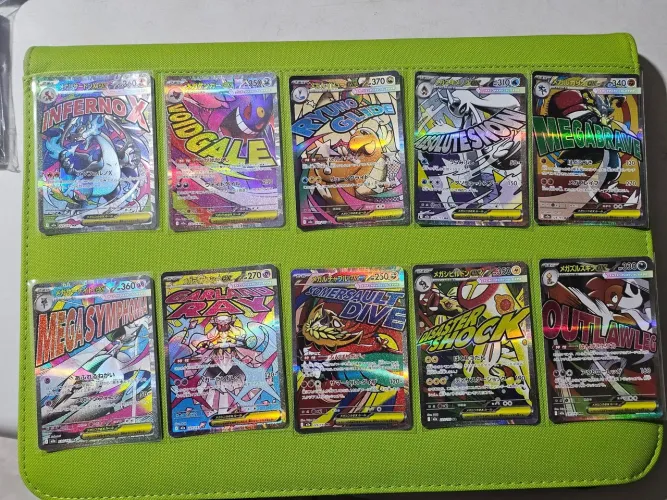 Coleção pokemon mega attack japonesa completa