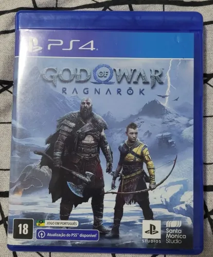 Jogo God of War: Ragnarök - PS4 (Mídia Física) - Usado em Excelente Estado