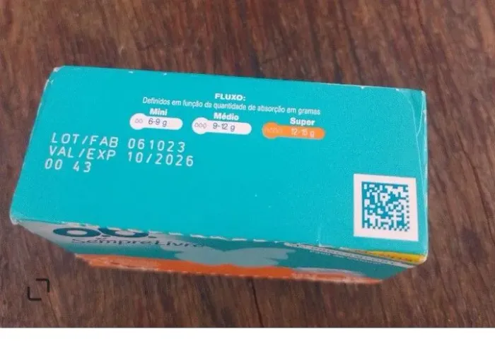 Absorvente interno O.B Sempre Livre