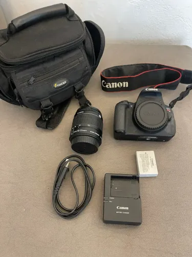 Câmera Canon Kit completo