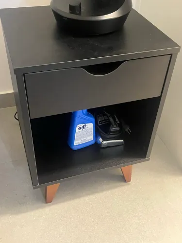 Mesa de cabeceira Tok Stok preto