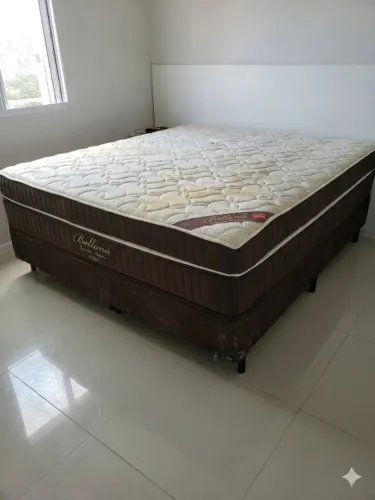 Cama Box + Colchão Ortobom Bellona King