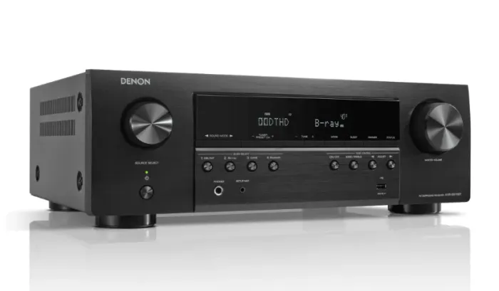 receiver denon avr-s570bt 5.2 canais 4k bluetooth