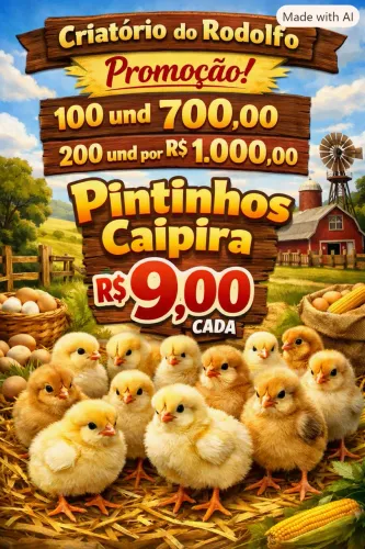 Pintinhos Caipira