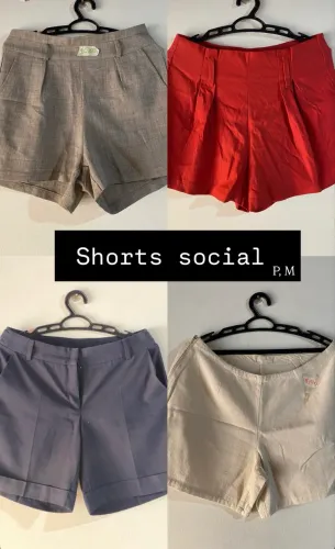 Short alfaiataria vários modelos.