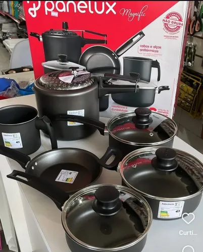KIT PANELA ANTIADERENTE 6 PEÇAS PANELUX PROMOÇAO