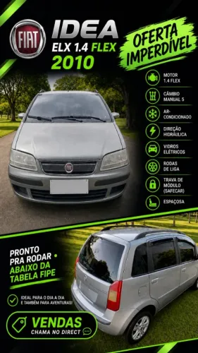 Fiat Idea ELX 1.8 MPI Flex 8V 5P 2010