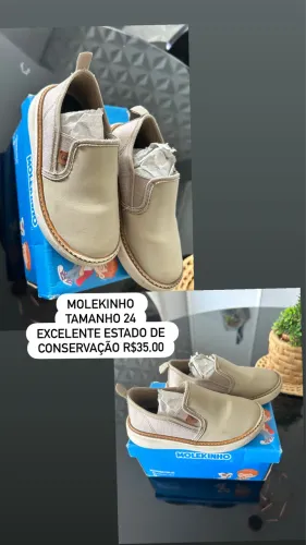 Sapatinho molekinho 