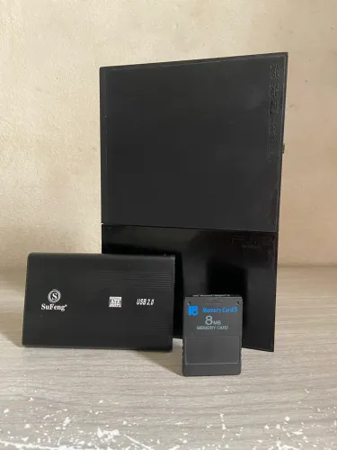 PS2 com jogos