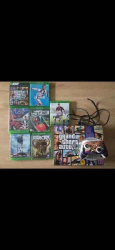VENDO XBOX ONE S 500 gb super conservado, branco com skin GTA v exclusiva!