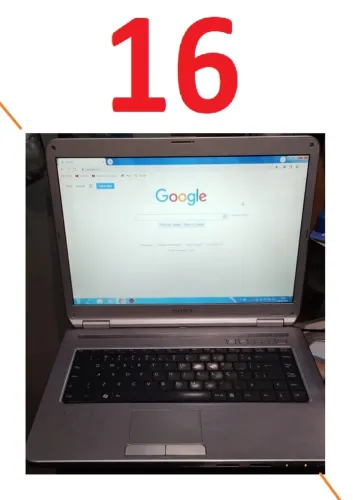 Cód.16) 1un. Notebook Sony Vaio PCG 7114P usado
