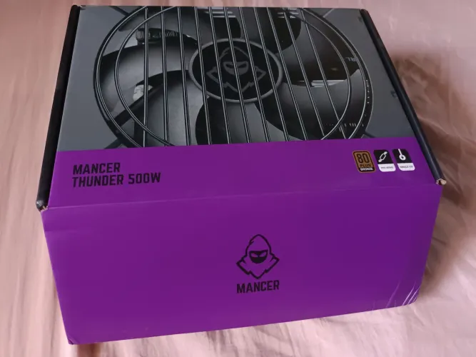 Caixa Completa Fonte Mancer Thunder 500w sem fonte