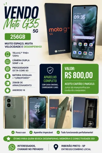 Celular moto G35