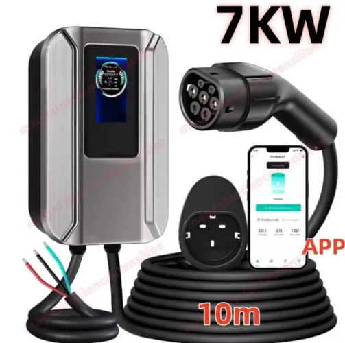 Wallbox 7kw tipo 2 com Wi-fi e 10m de cabo