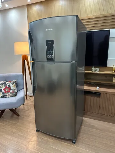 Geladeira Panasonic inox 110v inverter .