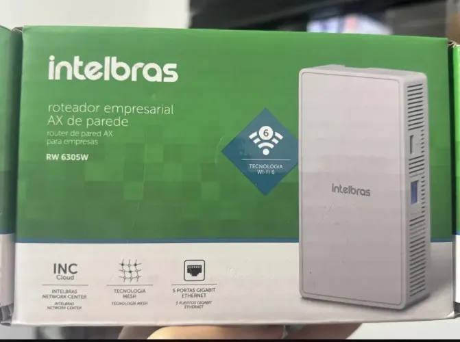 Roteador Empresarial Ax Wall Rw 6305w 350 M2 Intelbras