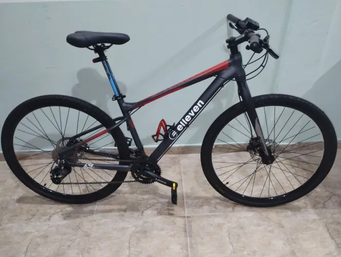 Bike quadro Elleven - Aro 29, garfo rígido, pneu fino, freio Shimano.zap *
