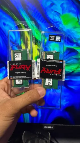 Kit 2x Memória Kingston FURY Impact 16GB DDR5 4800MHz - 32GB