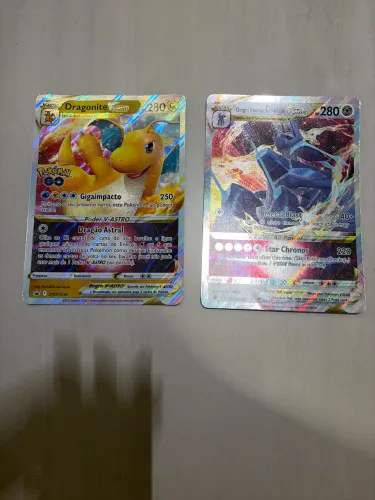 Anúncio personalizado dialga e dragonite V-Star Jumbo