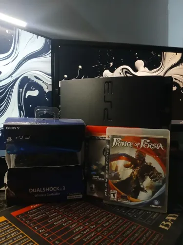 Ps3 slim desbloqueado e nunca aberto