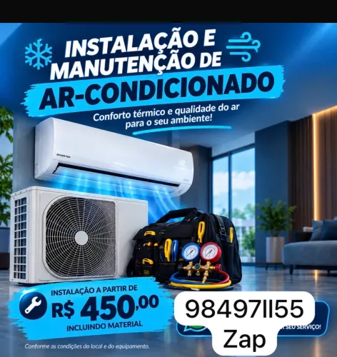 Instalação de ar condicionado split