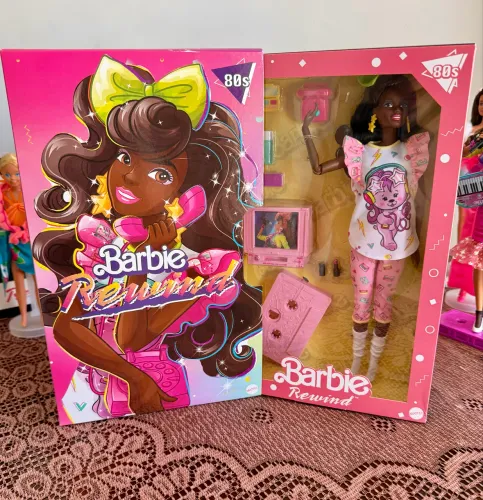 Barbie Rewind 80s Slumber Party Festa Do Pijama Facemold Christie LACRADA Na Caixa