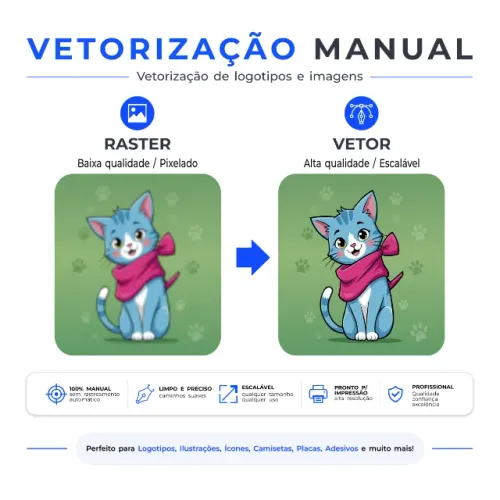 Vetorização Manual de Imagens e Logotipos | A partir de R$50