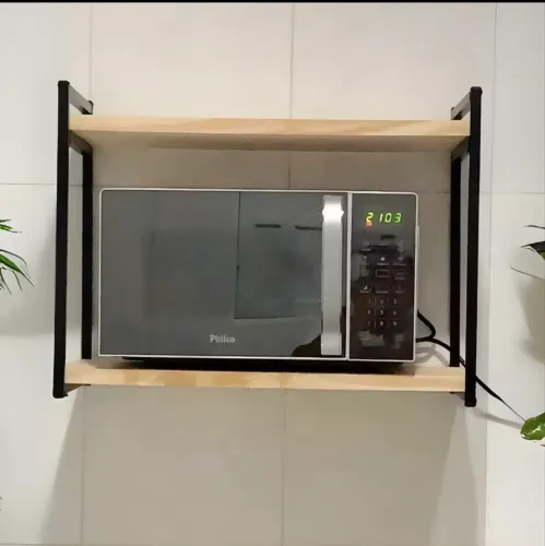 Prateleira de parede - suporte para microondas, airfryer , forno e outros 
