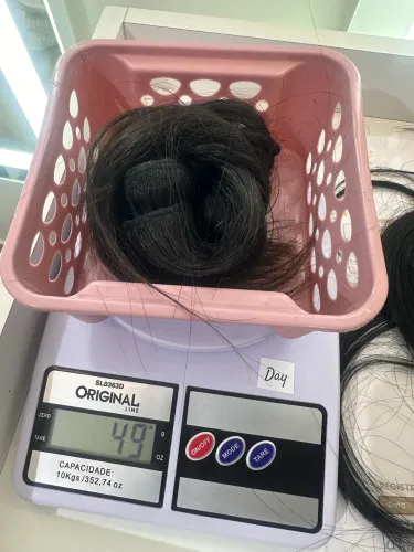 Cabelo virgem é brasileiro comprado em Lane paixão Studio