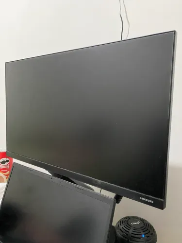 Kit Monitor Gamer Samsung T35F 22? + Suporte Articulado a Gás NB F80 (Caixas Completas)