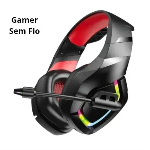 Fone Headset Gamer Sem Fio Bluetooth V5.4 Surround 7.1